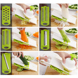 Multi-function Manual Vegetable Cutter Stainless Steel Slicer Carrot Potato Peeler Cheese Grater Onion Slicing Kitchen Tool