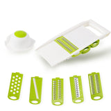 Multi-function Manual Vegetable Cutter Stainless Steel Slicer Carrot Potato Peeler Cheese Grater Onion Slicing Kitchen Tool