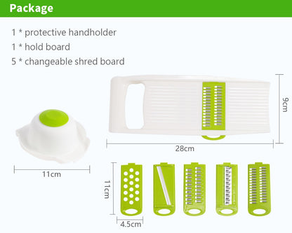 Multi-function Manual Vegetable Cutter Stainless Steel Slicer Carrot Potato Peeler Cheese Grater Onion Slicing Kitchen Tool