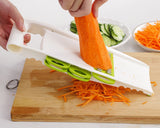 Multi-function Manual Vegetable Cutter Stainless Steel Slicer Carrot Potato Peeler Cheese Grater Onion Slicing Kitchen Tool