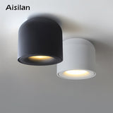 Aisilan Surface Mounted LED Downlight COB  Spot light  for Living room, Bedroom, Kitchen, Bathroom, Corridor,  AC 90v-260v