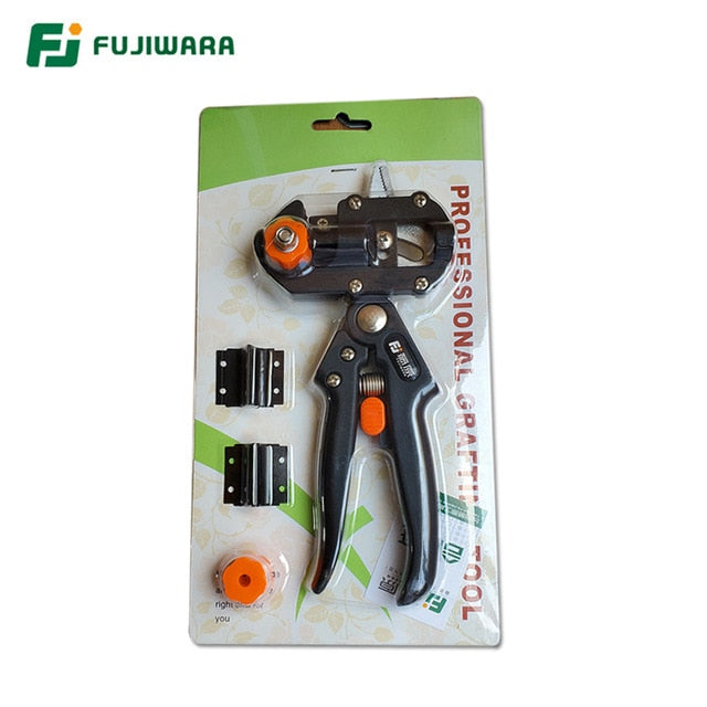 FUJIWARA Grafting Shears Scissor  Fruit Tree Vaccination Multi-function Bud Cutter 3 Styple Blade Gardening Tools